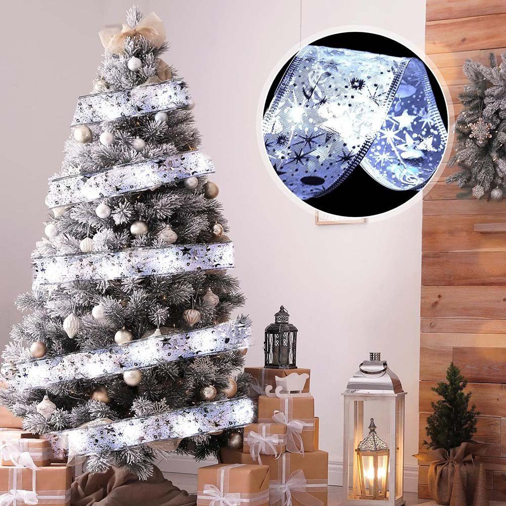 Rosnek LED-Lichterkette 5/10M, Lichterband, 8 Modi, für Weihnachtsfeier, Fe günstig online kaufen