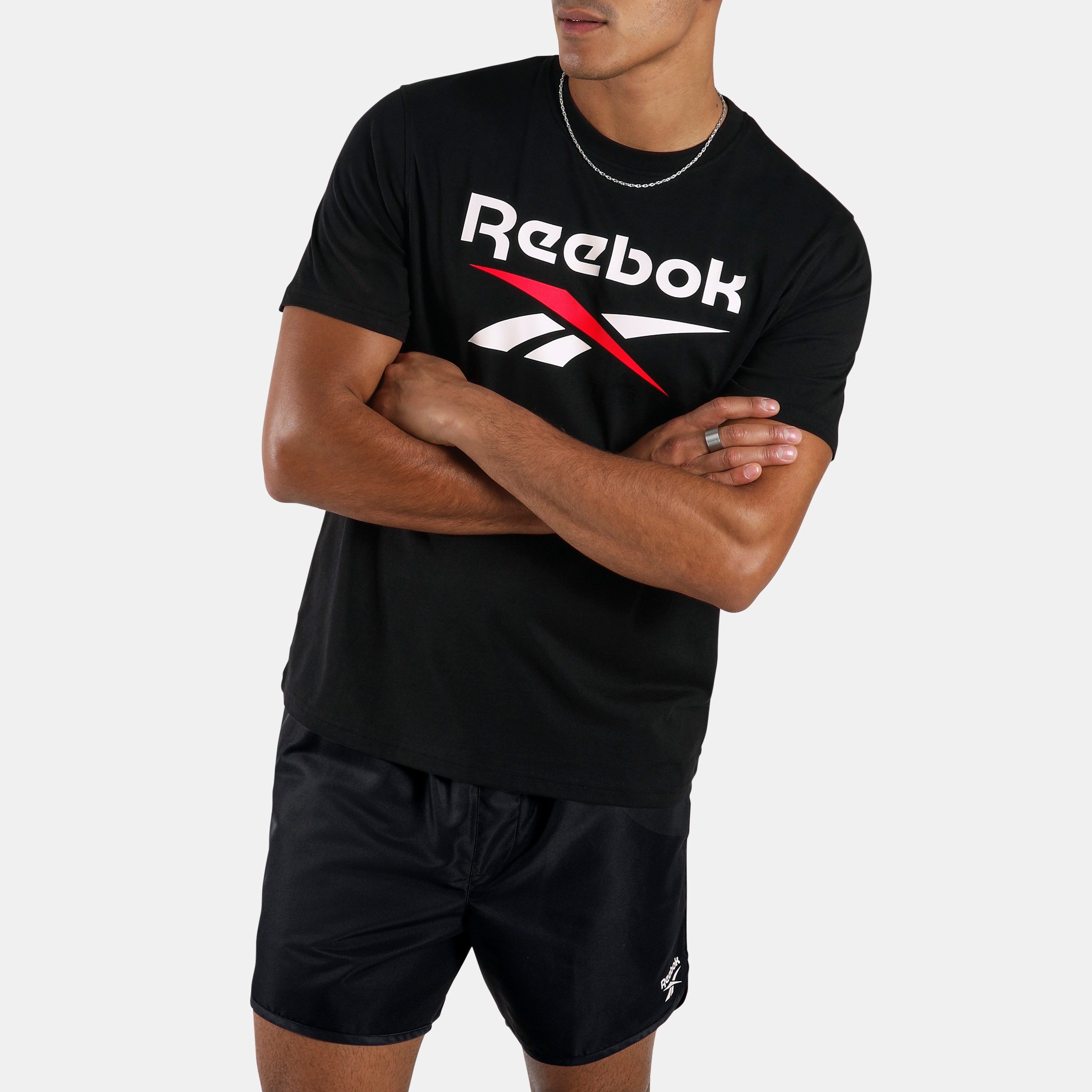Reebok T-Shirt BRUNO BIG LOGO CREW NECK SS TEE Basic Passform, Kurzarm, spo günstig online kaufen
