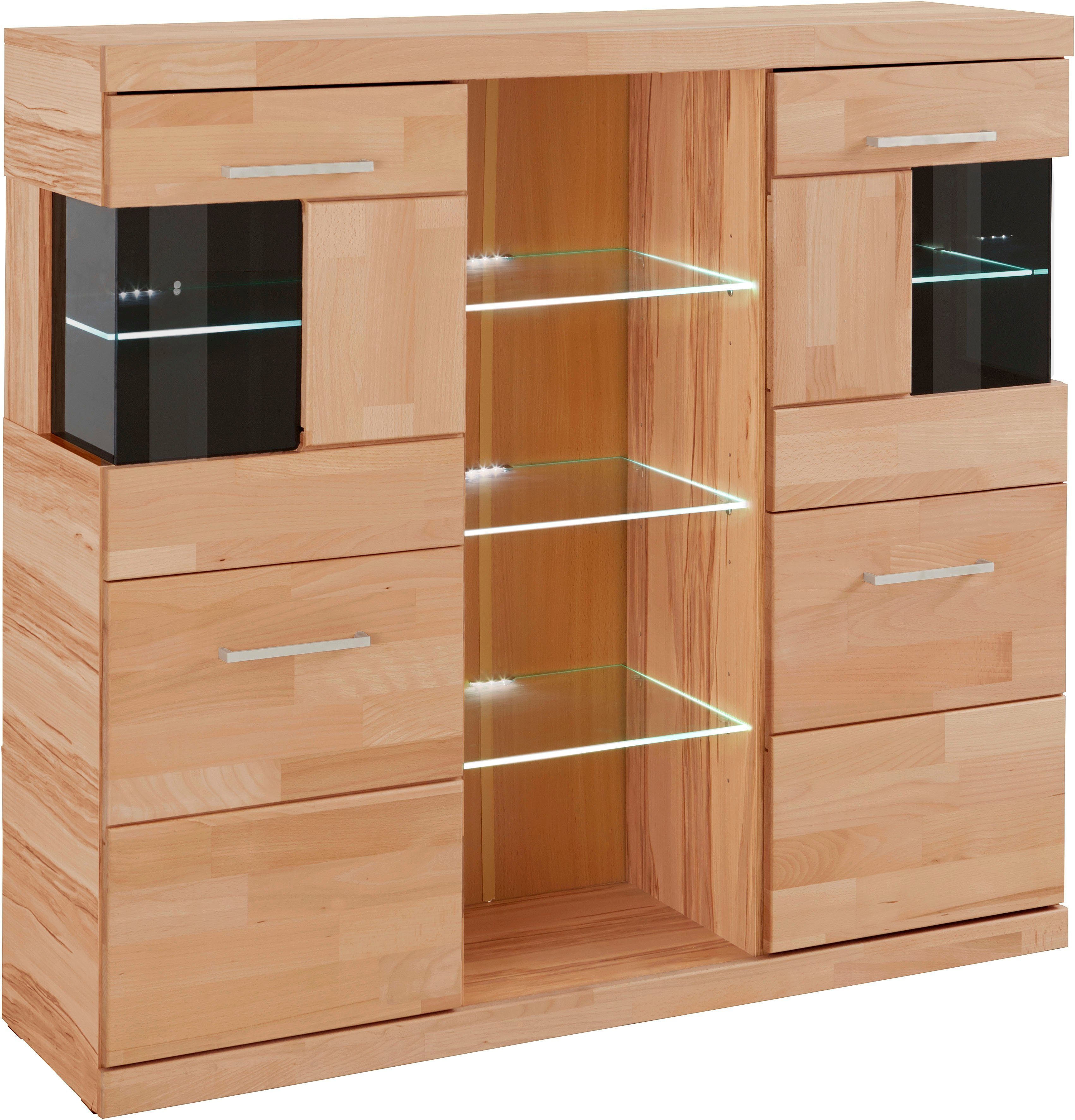 Woltra Highboard Ribe, Breite 125 cm