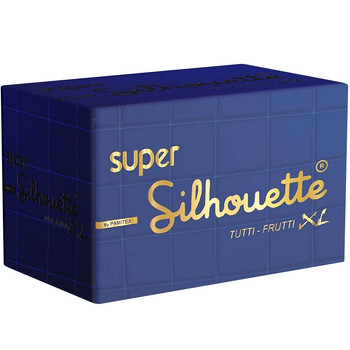 silhouette Kondome Tutti-Frutti XL Packung mit, 144 St., aromatisierte Kondome