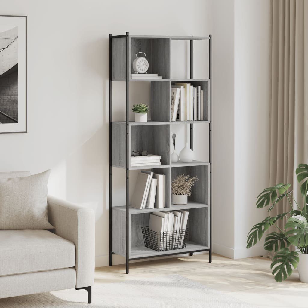 vidaXL Bücherregal Bücherregal Grau Sonoma 72x28x172 günstig online kaufen