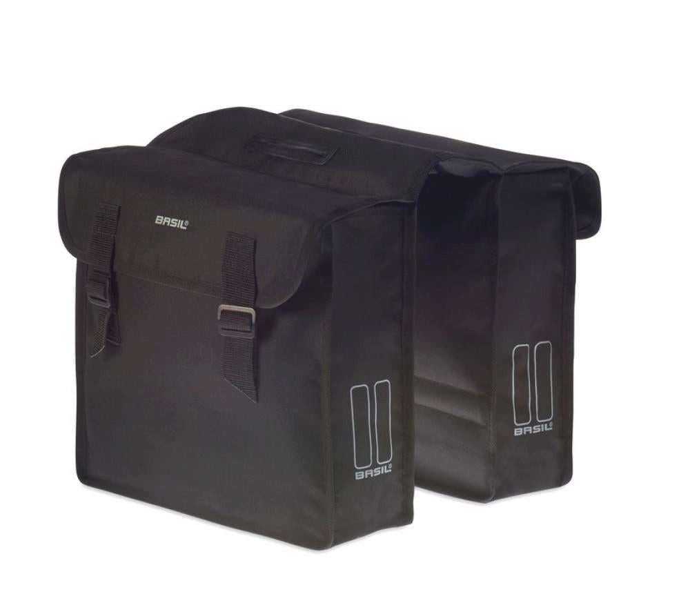 Fahrradtasche Basil Doppelpacktasche Mara schwarz 35x10x33cm 26l