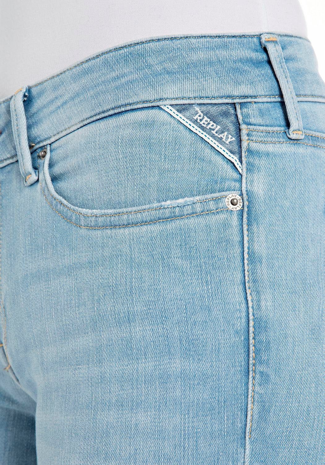 Replay wb461 maijke straight jeans light blue online kopen