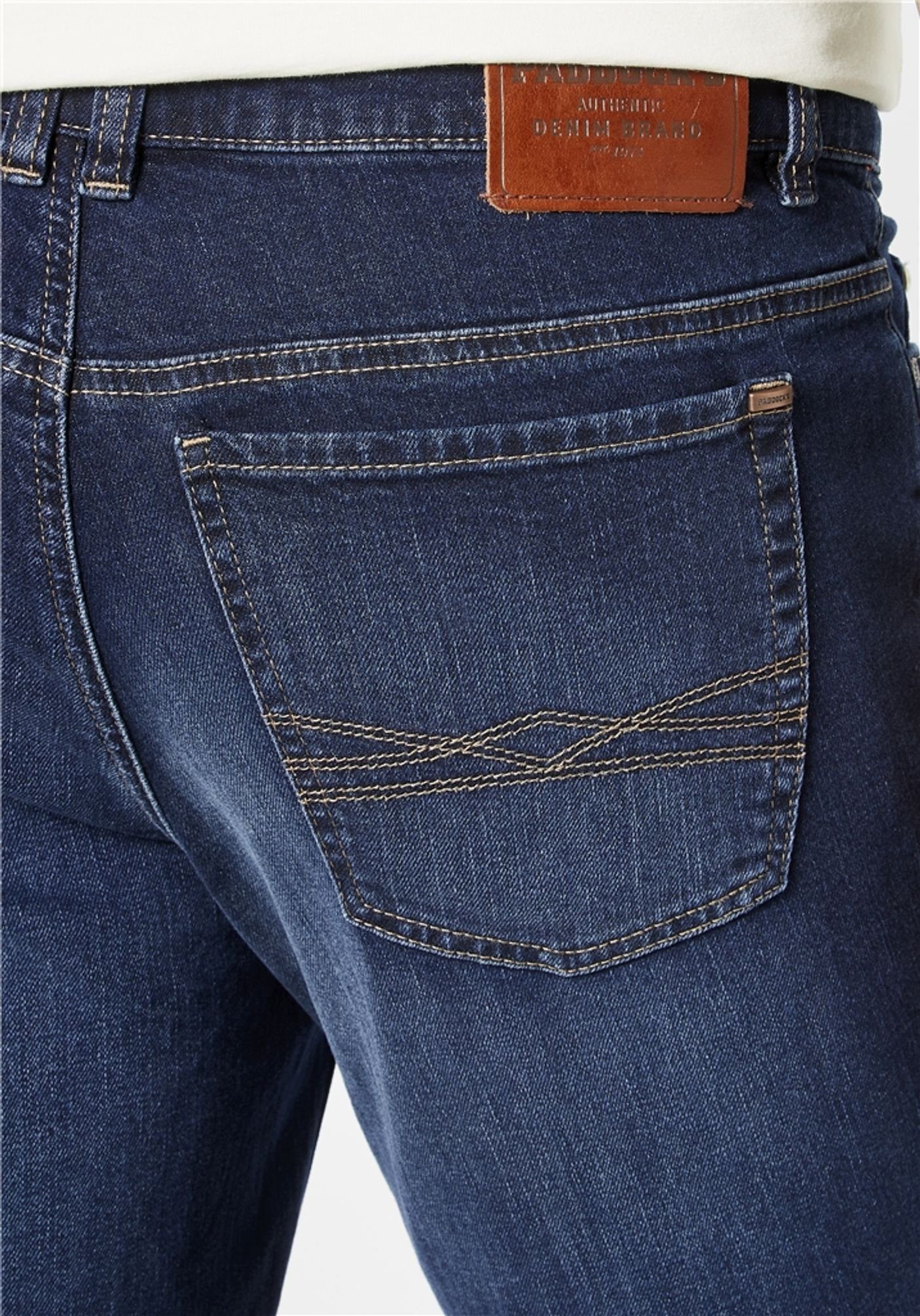 PIPE dark stone (4310) 5-Pocket-Jeans RANGER Paddock's used