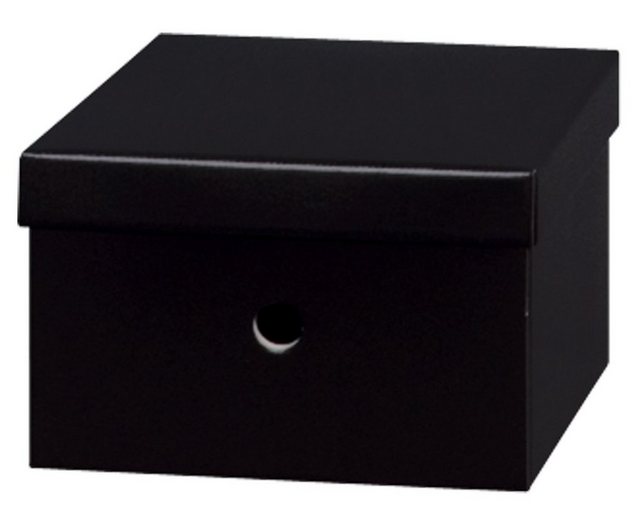 NIPS Aufbewahrungsbox “UNI COLOUR (1 Stück) Mehrzweckbox mit Deckel”, B/H/T: 26,5 x 16,5 x 26,5 cm, Wellkarton, Karton, Pappe