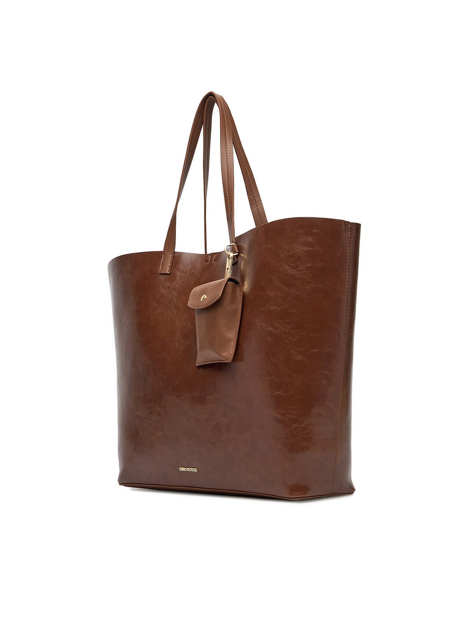 GINO ROSSI Handtasche Gino Rossi Damenhandtasche Braun C-THARAL-DA8078