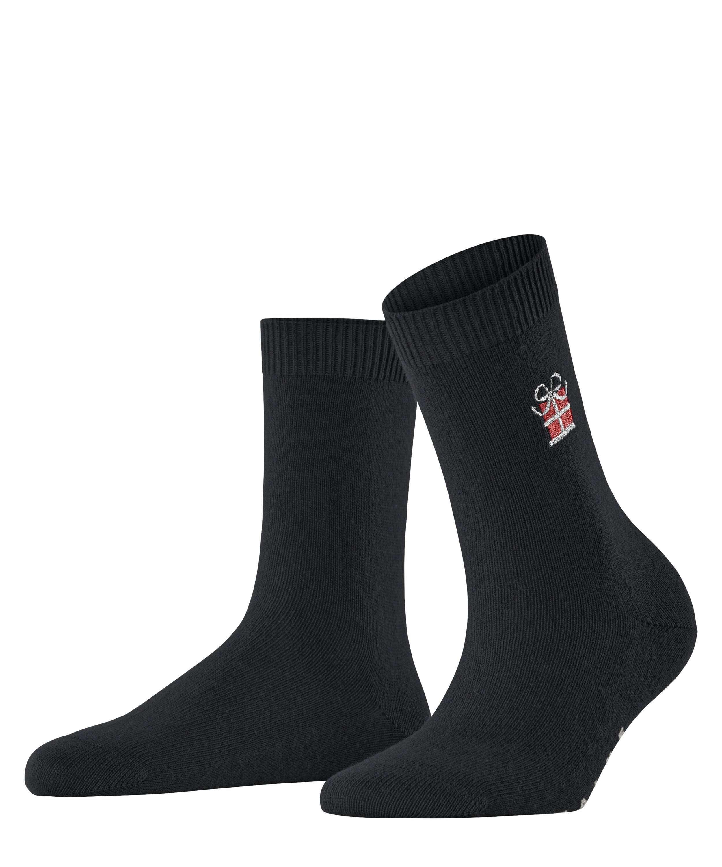 FALKE Socken Cosy Wool X-Mas Gift (1-Paar) black (3000)