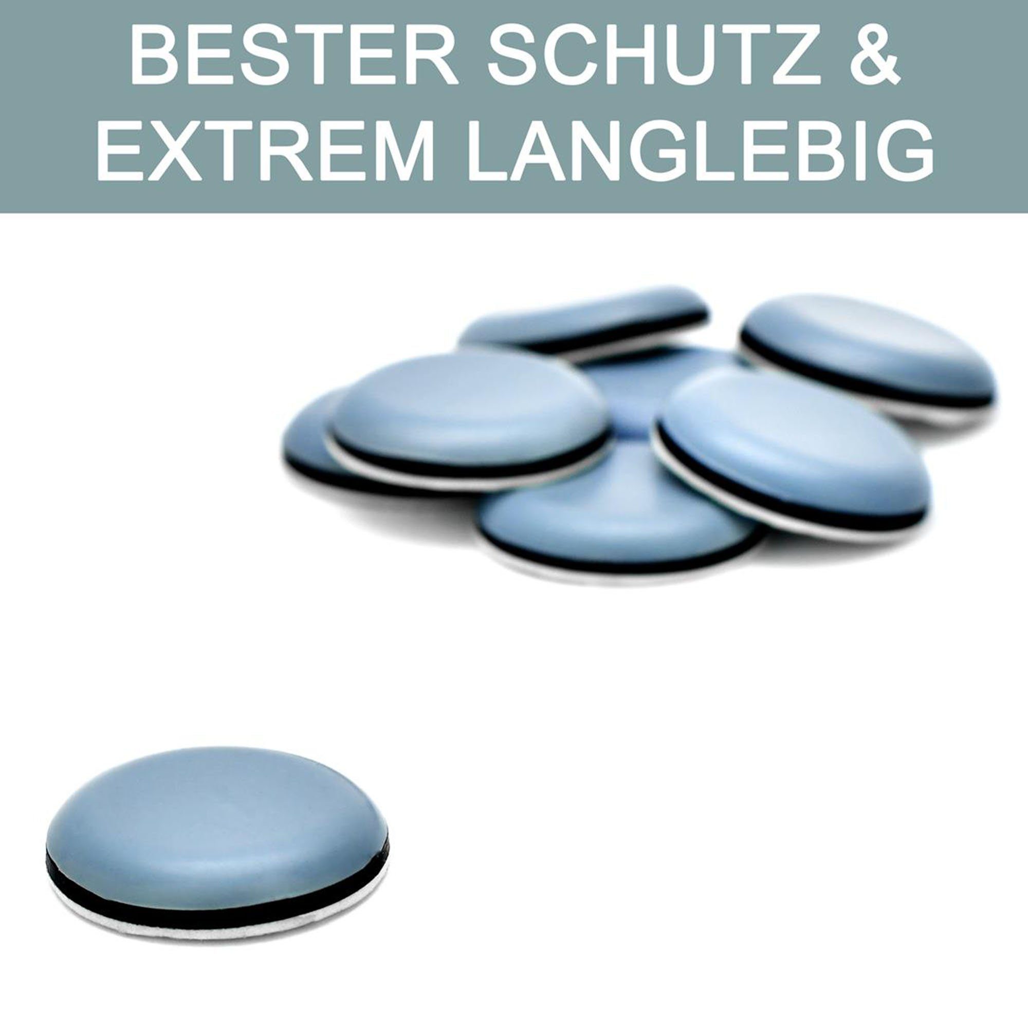 store HD Möbelfuß selbstklebende Möbelgleiter 30mm - 16 Stück, (16-St) – Bild 5 von 5