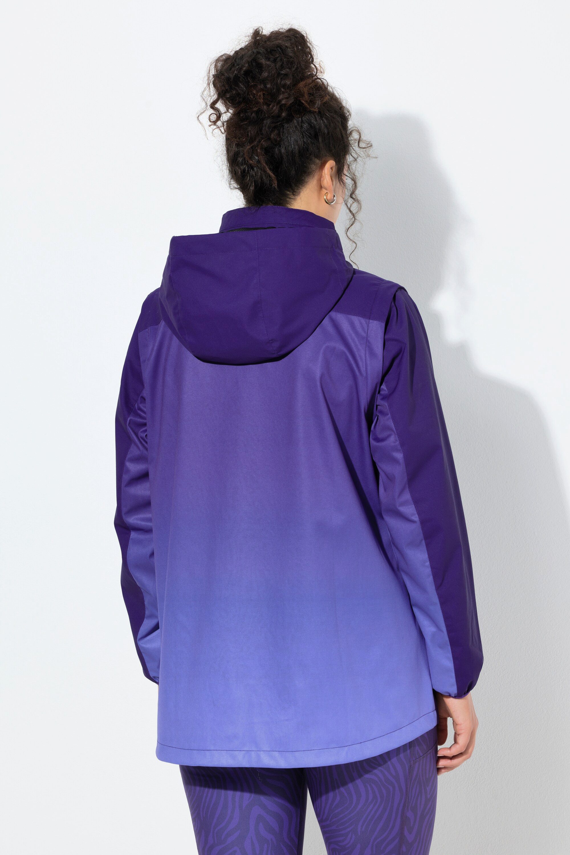 Ulla Popken Funktionsjacke 2-in-1-Funktionsjacke wasserabweisend