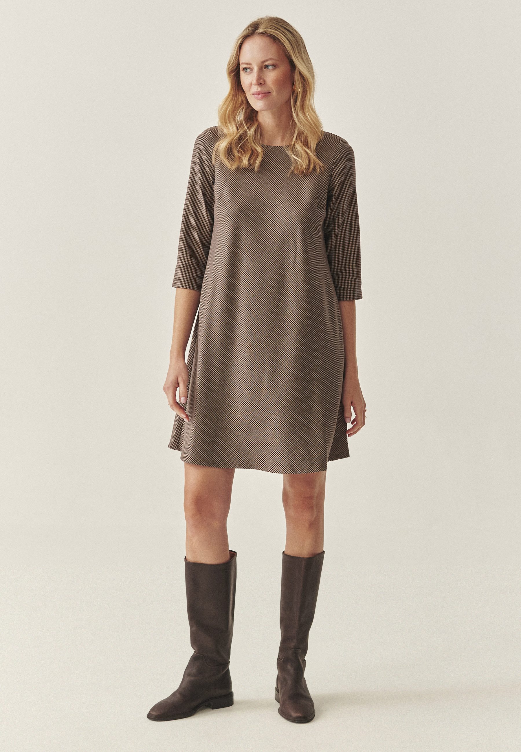 TATUUM Midikleid Trapezkleid Im Hahnenschnabel - Gracy