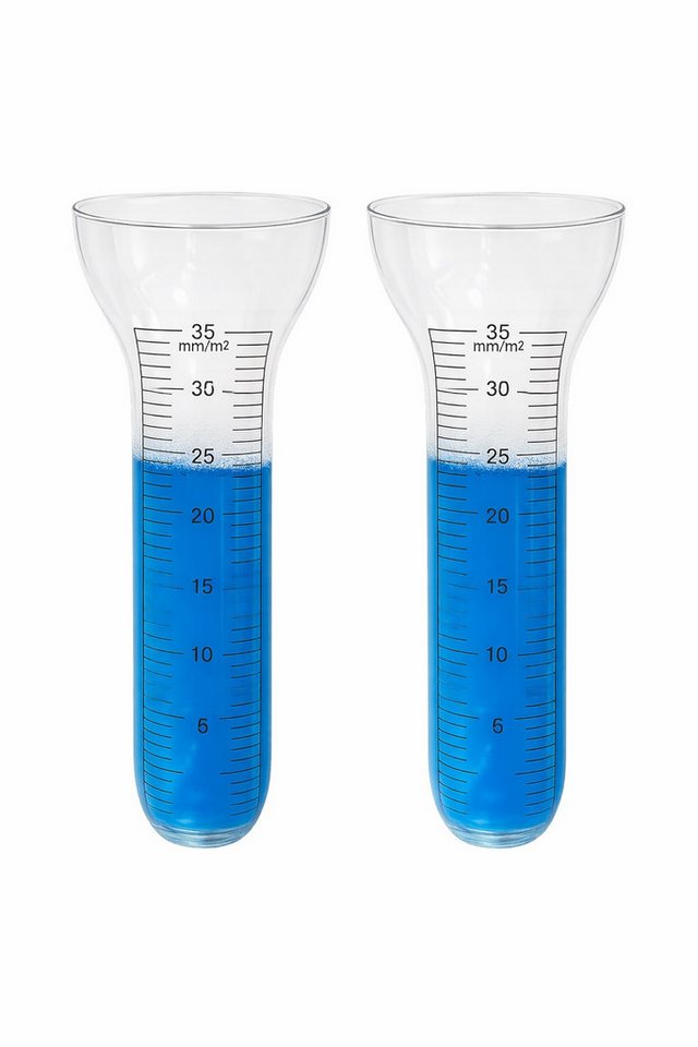 Geschenk-Himmel Regenmesser Ersatzglas 35 l/m² – Messglas für Niederschlagsmesser Regenmesser