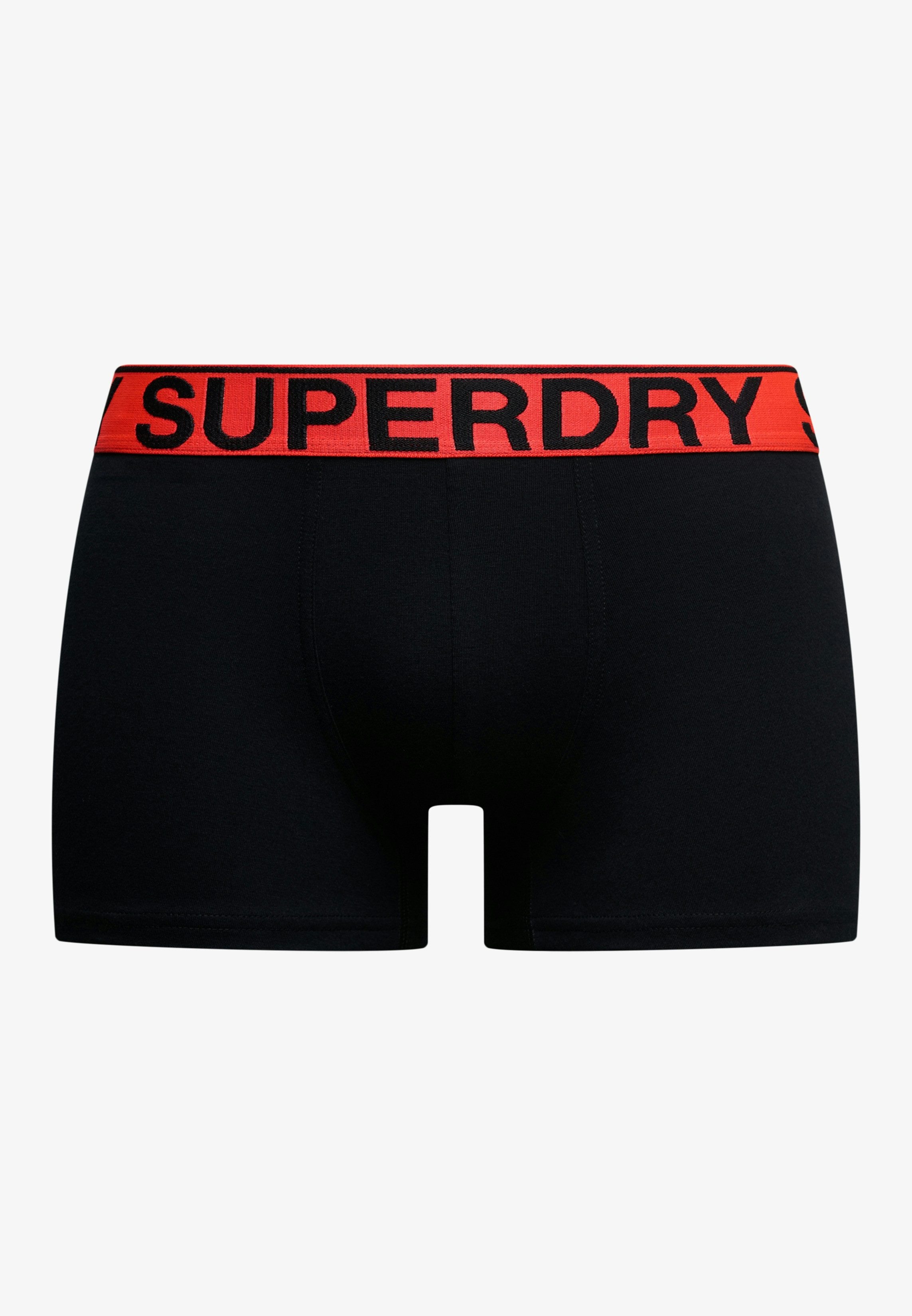 Superdry Boxershorts TRUNK TRIPLE PACK (Packung, 3-St) aus Baumwollmischung, körpernahe Passform