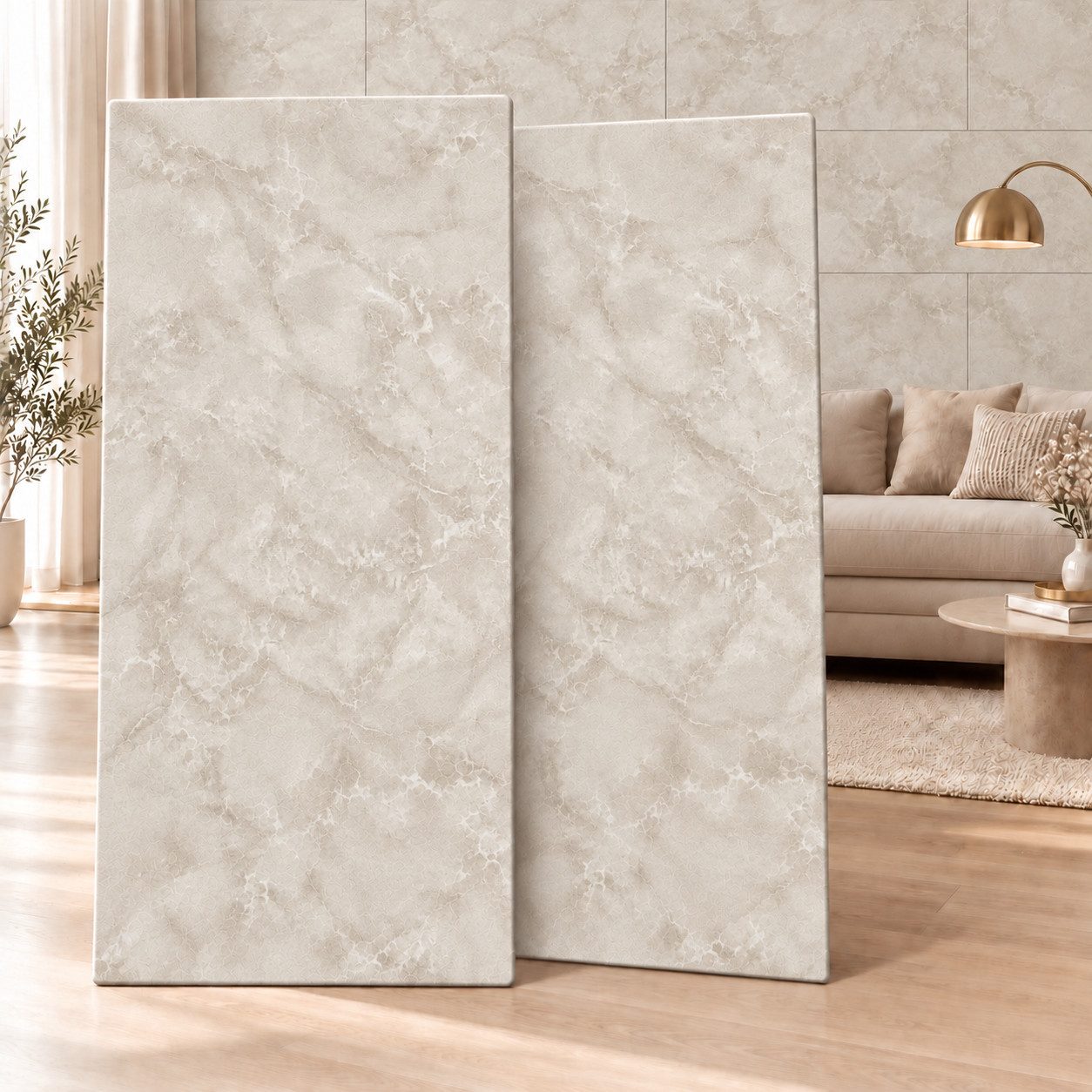 IKHEMalarka 3D Wandpaneel Betonoptik Marmor Ziegel aus Polystyrol Styropor XPS, BxL: 50,00x100,00 cm, 0,50 qm, (1 Stück, 0,5m) Deckenpaneelen - 3mm dick - 100x50cm