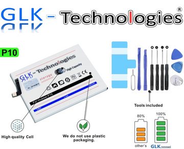 GLK-Technologies High Power Ersatz Akku für Huawei P10 Smartphone-Akku 3200 mAh (3,8 V)