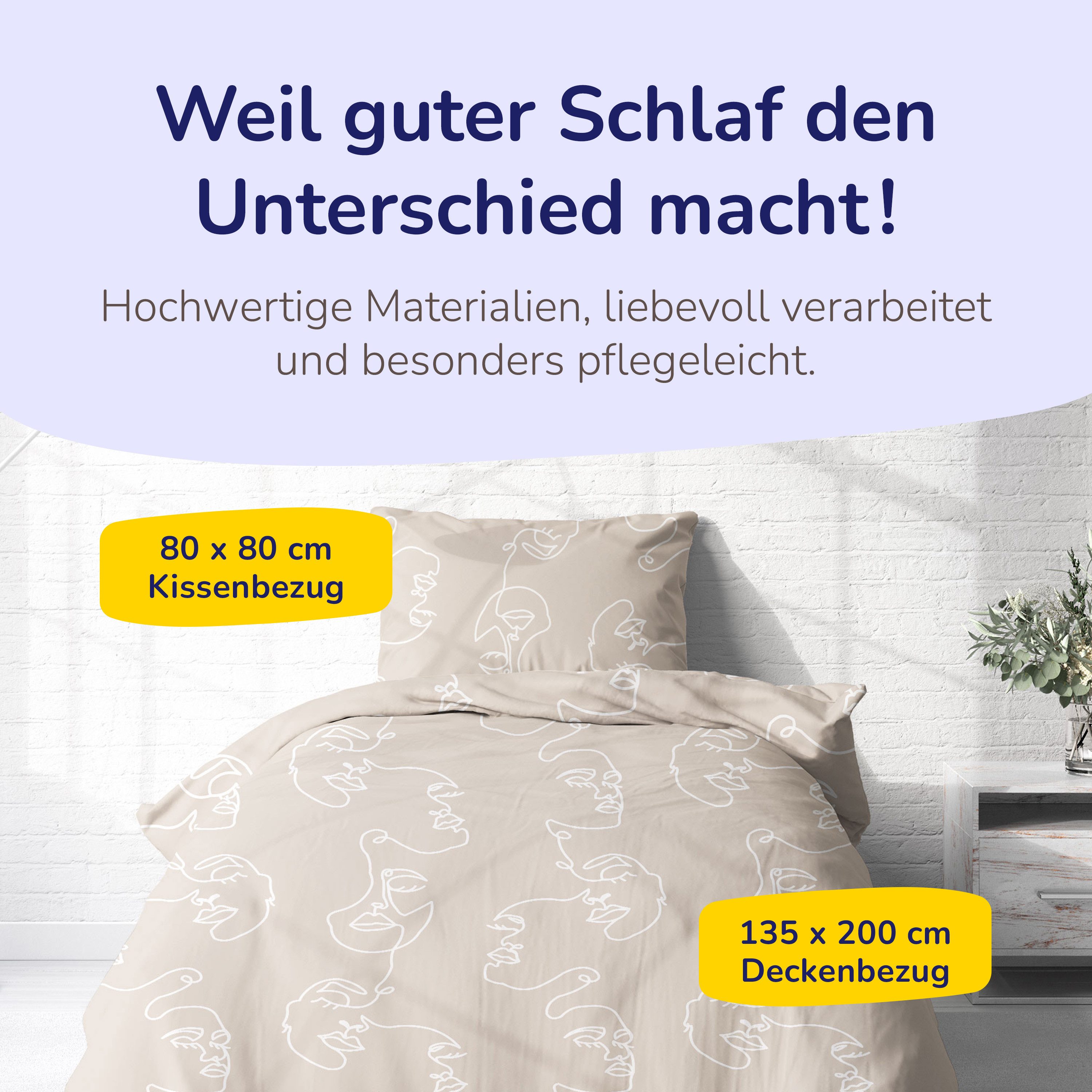 Träumschön Bettwäsche Premium Bettwäsche 135x200 oder günstig online kaufen