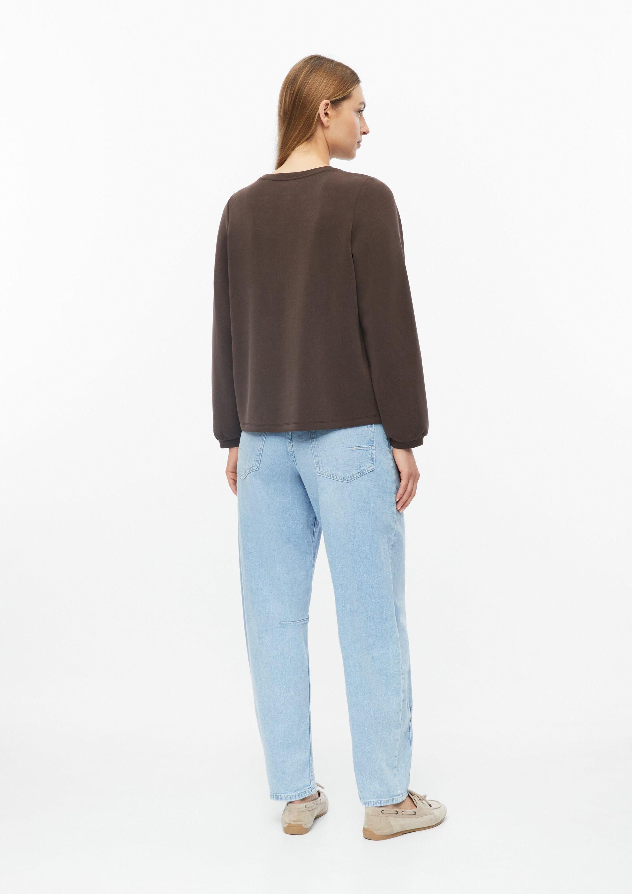 s.Oliver Sweatshirt Sweatshirt Scuba-Sweatshirt mit weitem Arm – Bild 3 von 5