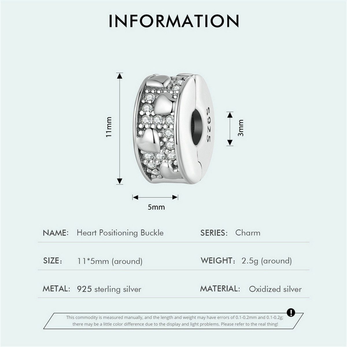 ZEUOPQ Bead 925 Herz diy Armbänder-Charm günstig online kaufen
