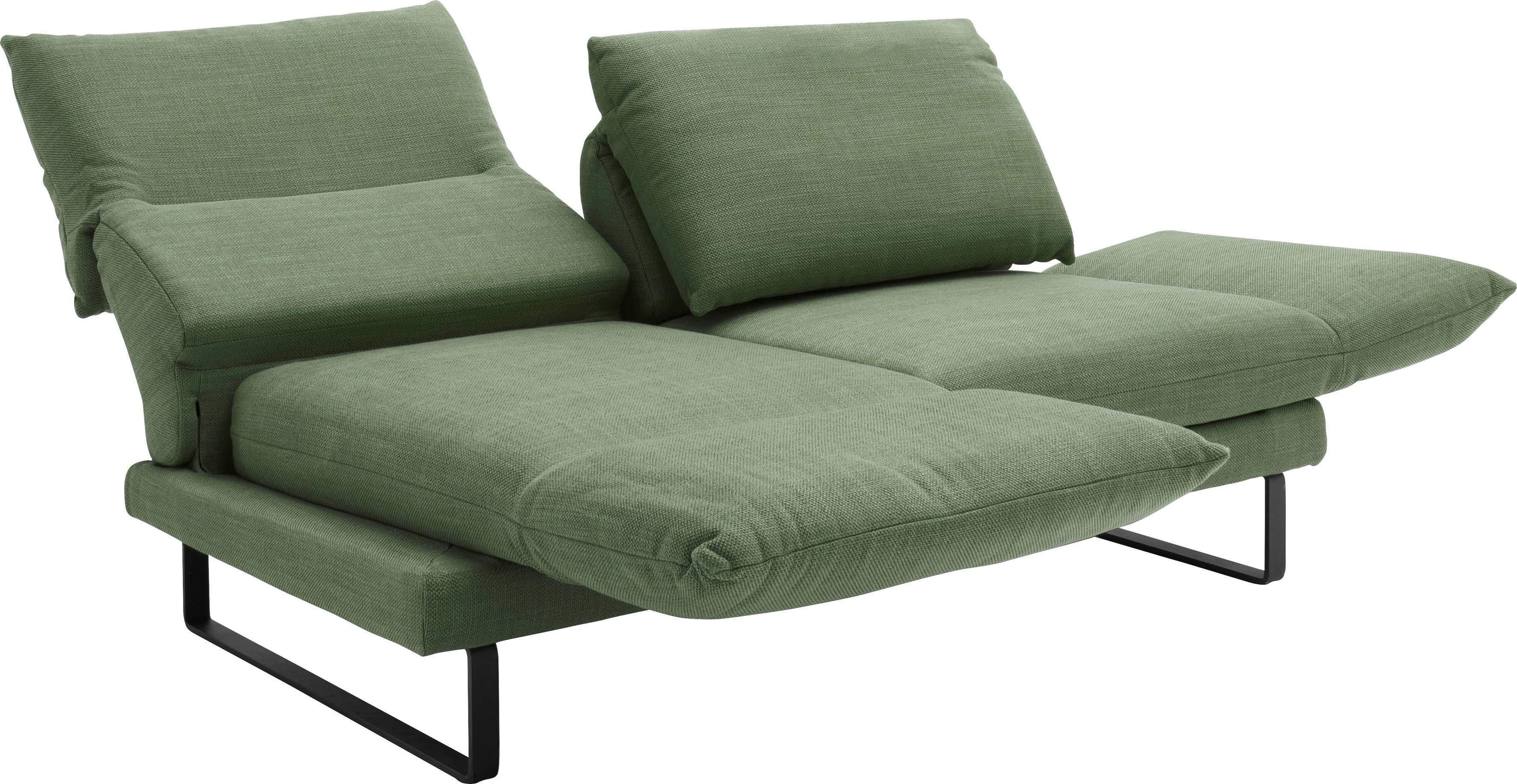 SCHÖNER WOHNEN-Kollektion 2-Sitzer Spin, Multifunktionssofa, bequem und hochwertig verarbeitet, Drehsitz-Funktion, USB-Anschluss, Armlehnfunktion, Rückenverstellung