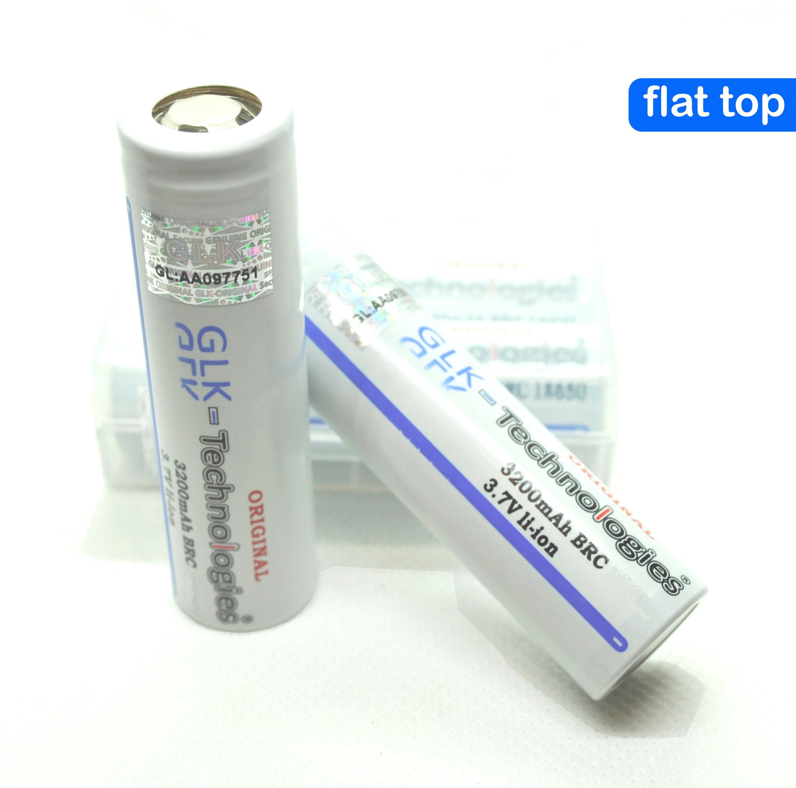 GLK-Technologies 2 Pack High Power Akkuzellen VTC6, 3200 mAh, 30A / 3,7V Akku LED Taschenlampe E-Zigaretten, GLK-Technologies Wiederaufladbarer Batterie, INR18650-M35A 18650 2022 B.j Zusatz-Akku 3200 mAh (3.7 V)