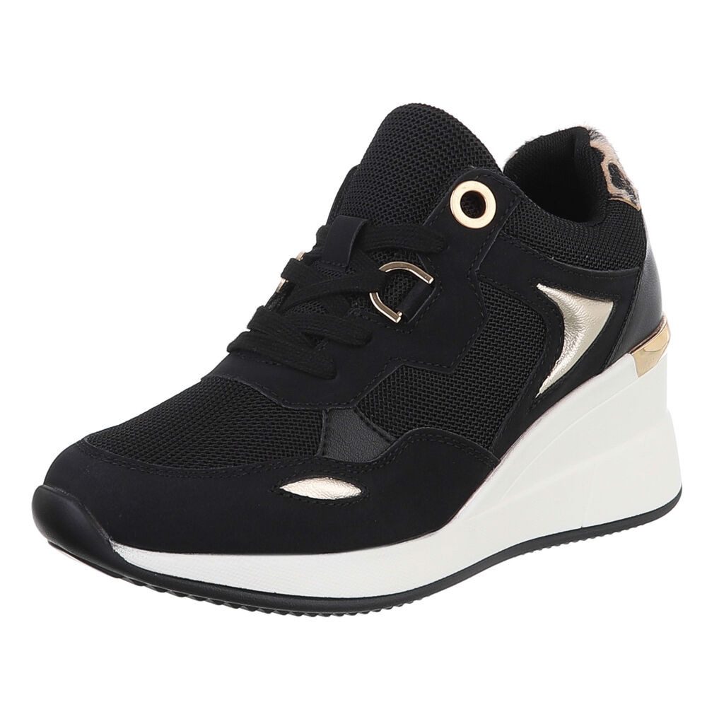 Ital-Design Damen Low-Top Freizeit Sneaker (88577414) Keilabsatz/Wedge Snea günstig online kaufen