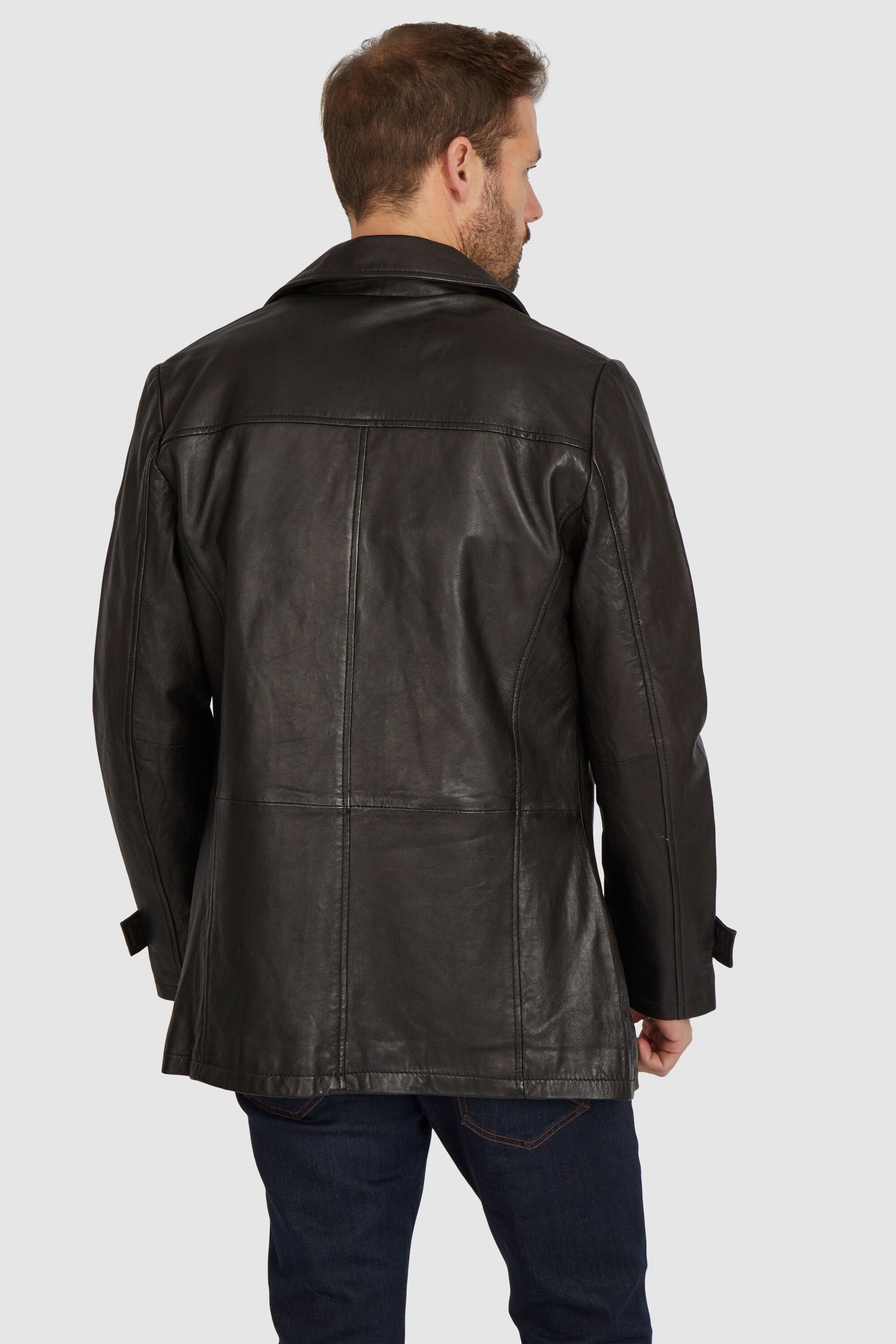 bugatti Ledermantel BUPAOLO mit Reverskragen