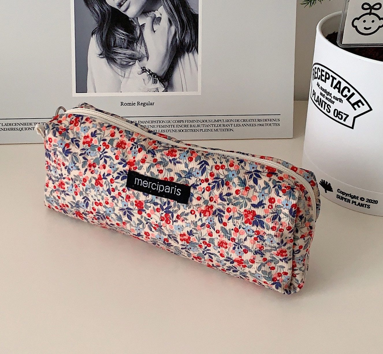 Coonoor Schreibgeräteetui Niedliches Federmäppchen mit Blumenmuster, günstig online kaufen