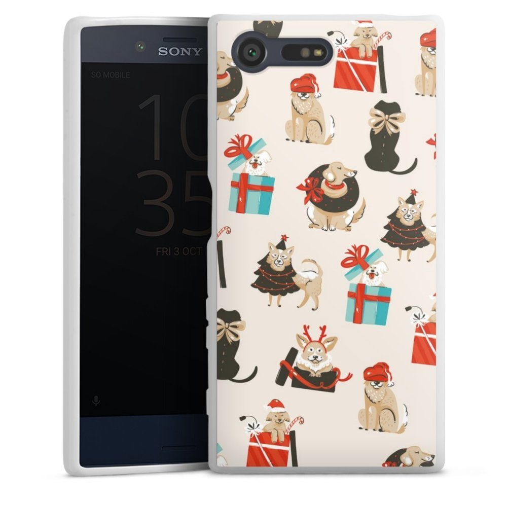 DeinDesign Handyhülle Christmas Doggos, Hülle Haustier Hund Weihnachten