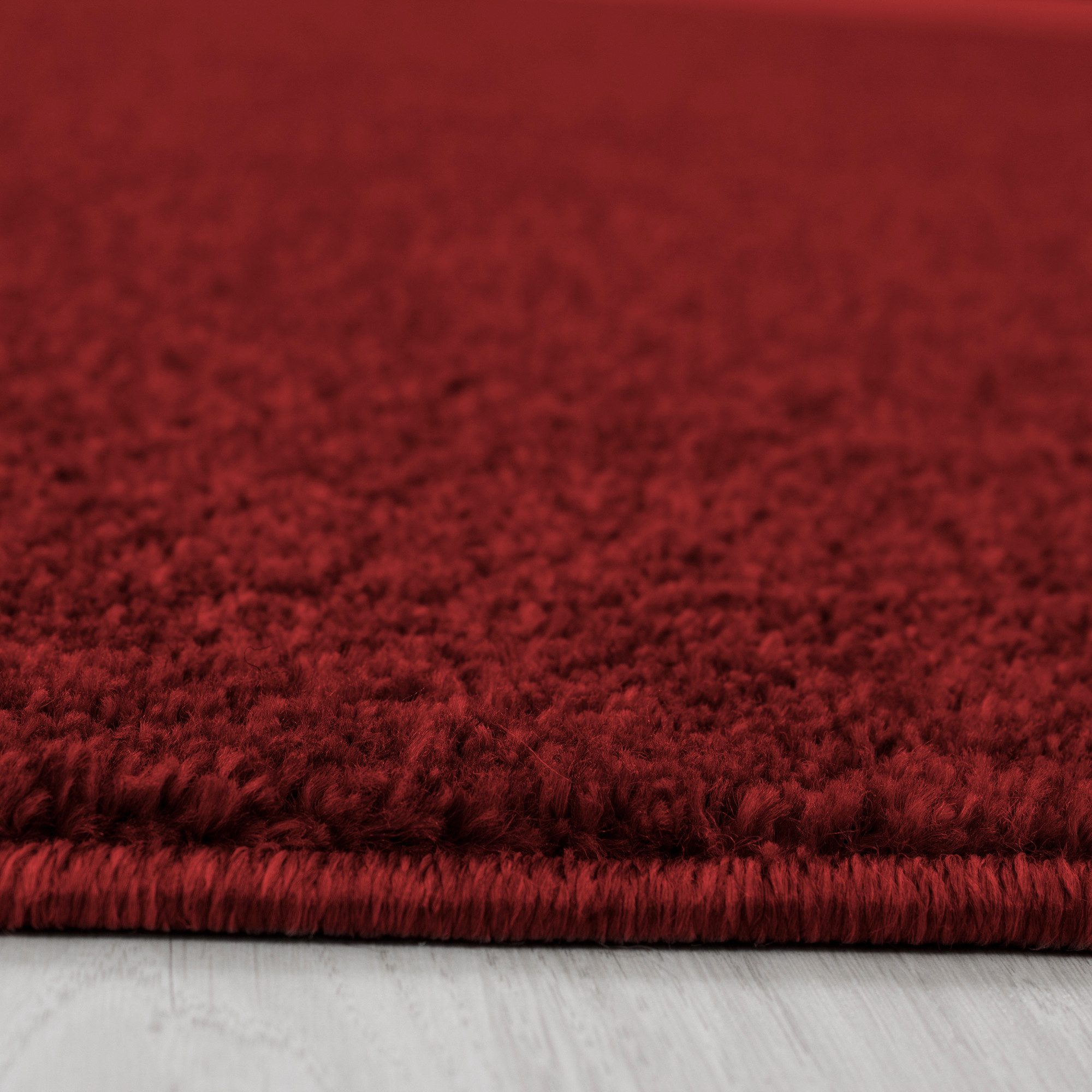 Carpettex Kurzflor-Bettumrandung Unicolor - Einfarbig, Höhe günstig online kaufen