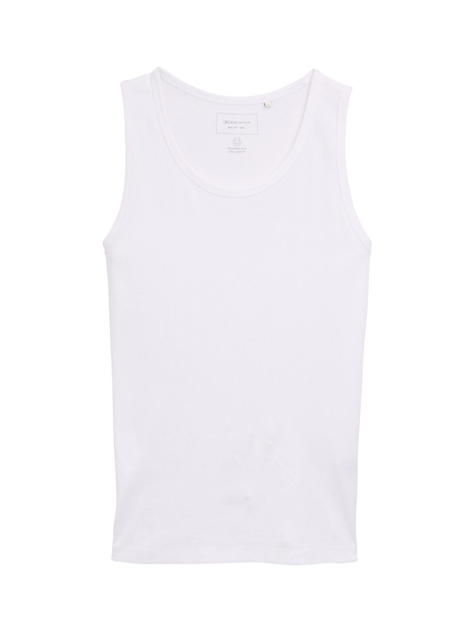 TOM TAILOR Denim Tanktop Ripp Tanktop günstig online kaufen