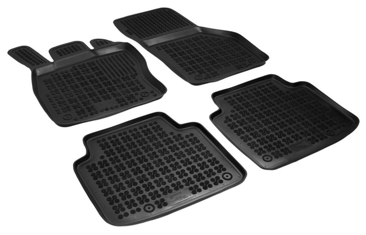 AZUGA Auto-Fußmatten Hohe Gummi-Fußmatten passend für Skoda Superb III ab 2015 4-tlg., für Skoda Superb 5-türer Combi,5-türer Fließheck