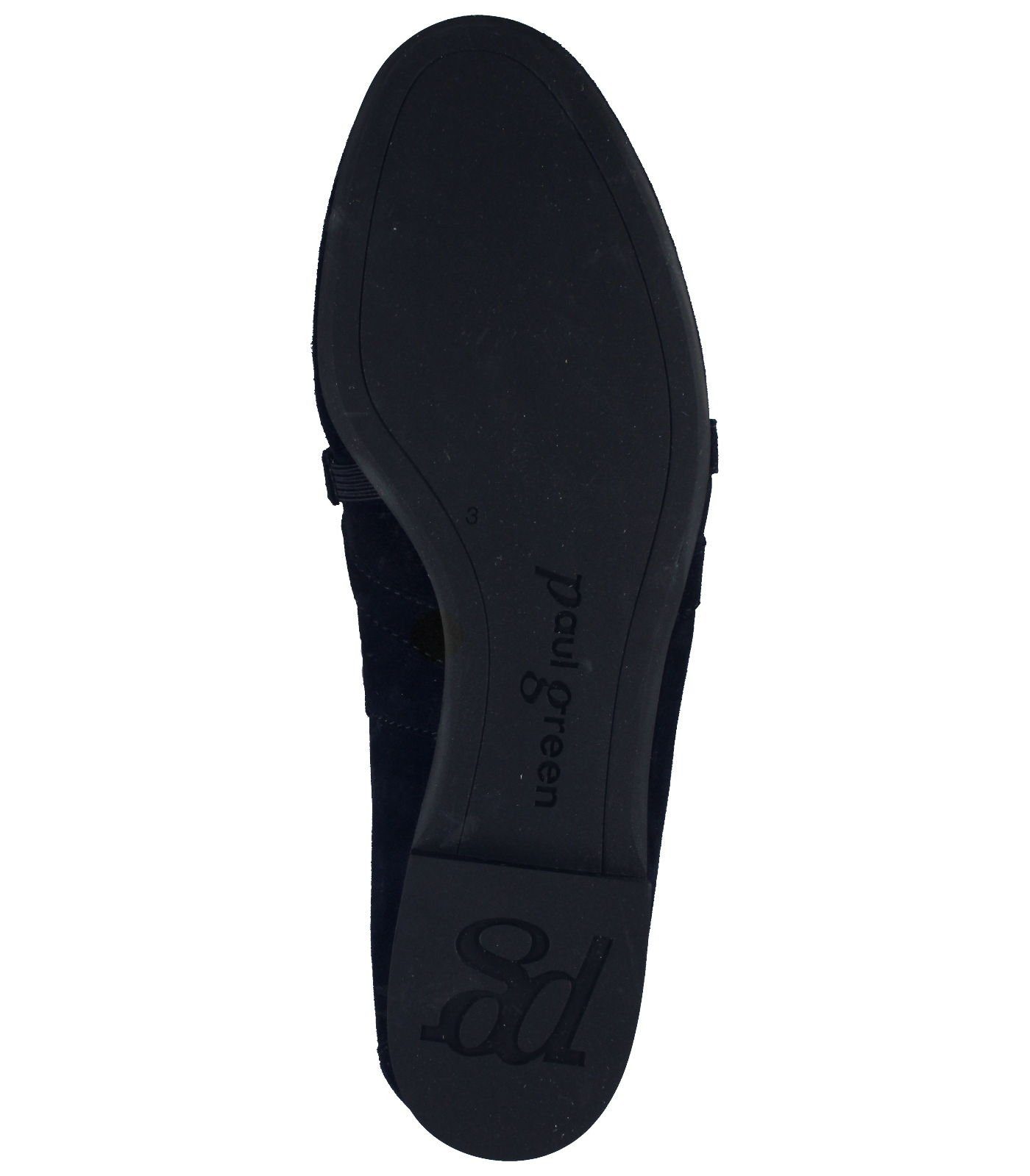 Paul Green Slipper Slipper Leder Dunkelblau