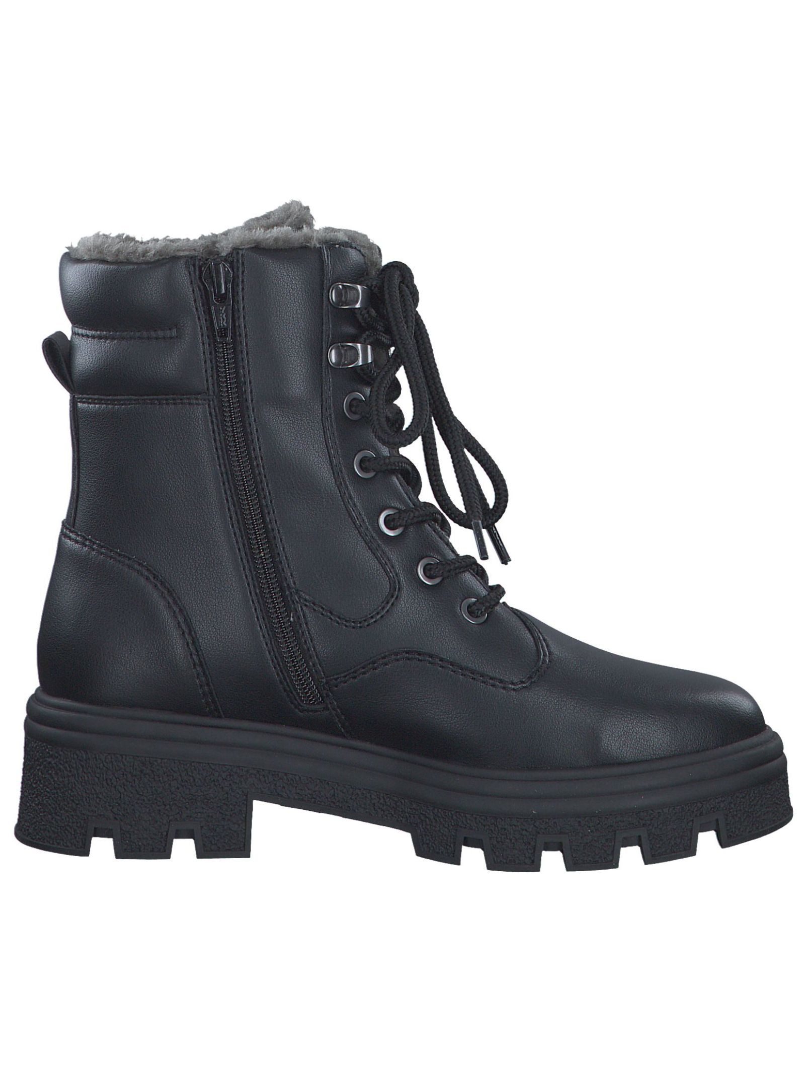 s.Oliver s.Oliver Stiefelette Lederimitat/Textil Schnürstiefelette