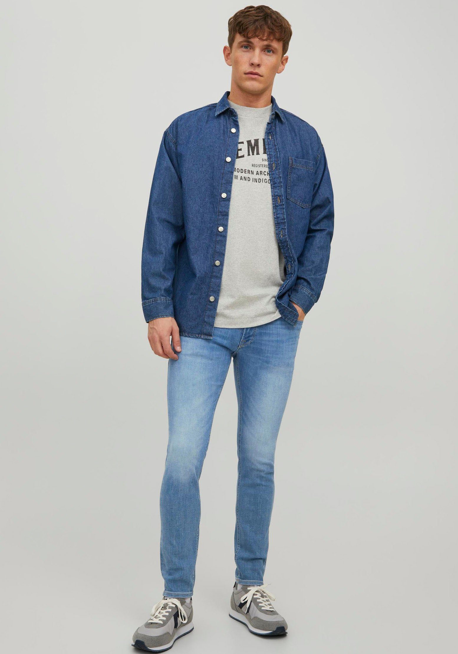 JJORIGINAL 314 Jack GE Jones & light-blue-denim JJILIAM Skinny-fit-Jeans