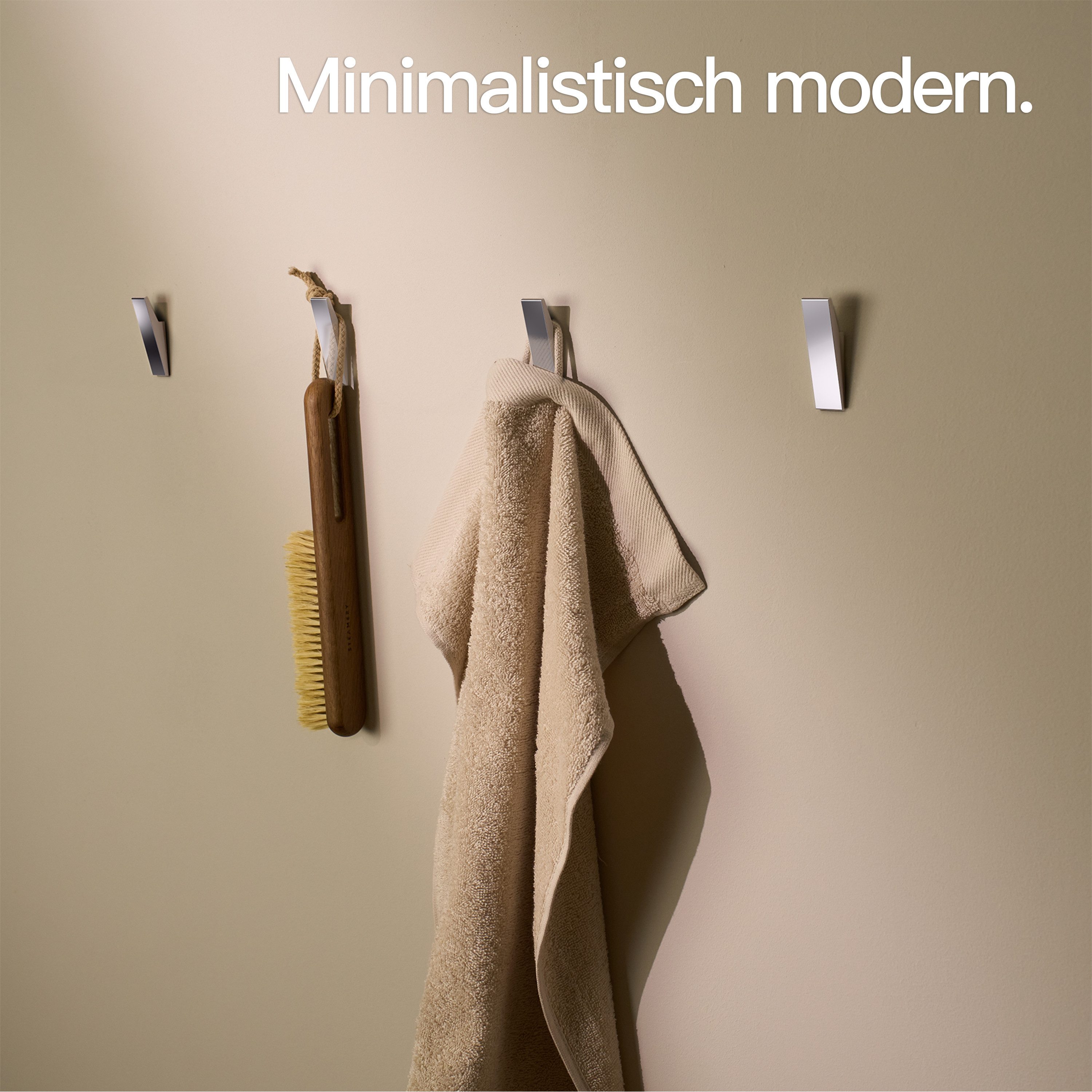 Designfabrik Hamburg Handtuchhaken DFHH KH, (4x Wandhaken), rostfrei, pulve günstig online kaufen