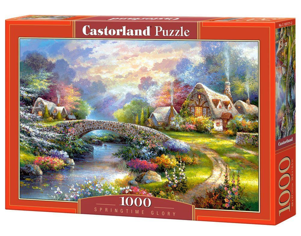 Castorland Puzzle Castorland C-103171-2 Springtime Glory, Puzzle 1000 Teile, Puzzleteile