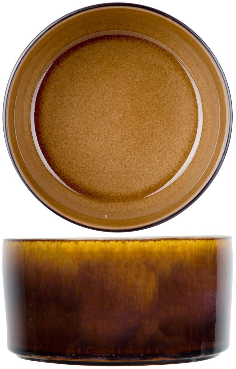Cosy & Trendy Schüssel Quintana Amber Schüssel 19,5 cm, Porzellan, (Schüsseln & Чаши), QUINTANA AMBER SCHÜSSEL D19,5XH10CM