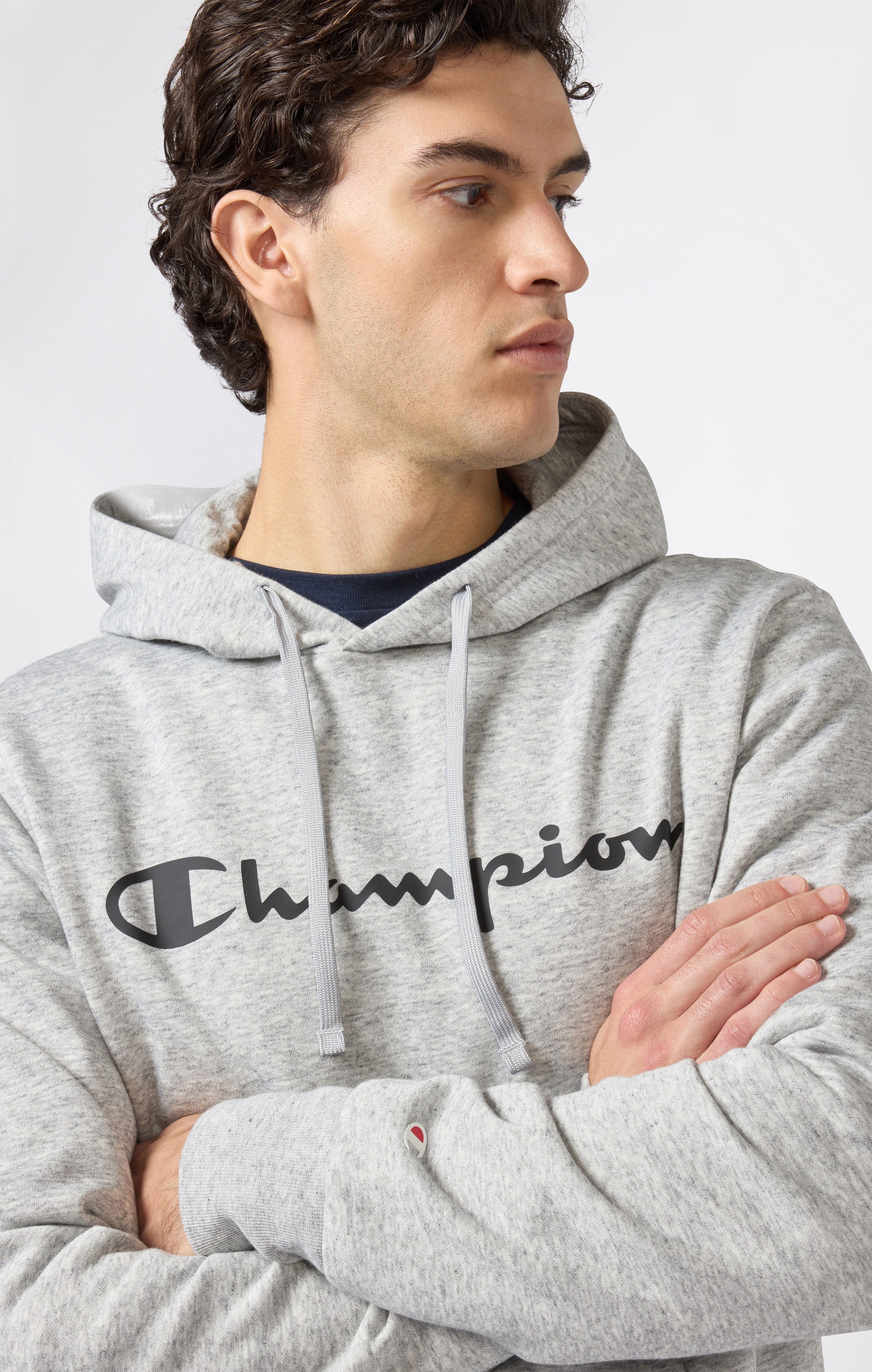 Champion Kapuzensweatshirt BASICS Fleece Hoodie Large Logo