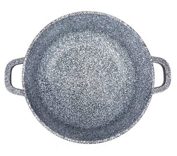 Zilner Topf-Set Graue Topfset Große Töpfe, Suppentöpfe, Kompotttöpfe 10.2L / 14.2L, Aluminiumguss (sehr hochwertig, 4-tlg., Zeitloses Design des Topfsets. Eine ideale Geschenkidee)