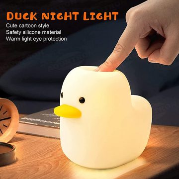 Novzep Nachtlicht Silikon Led Enten Nachtlicht Dimmbar,mit Touch Sensor