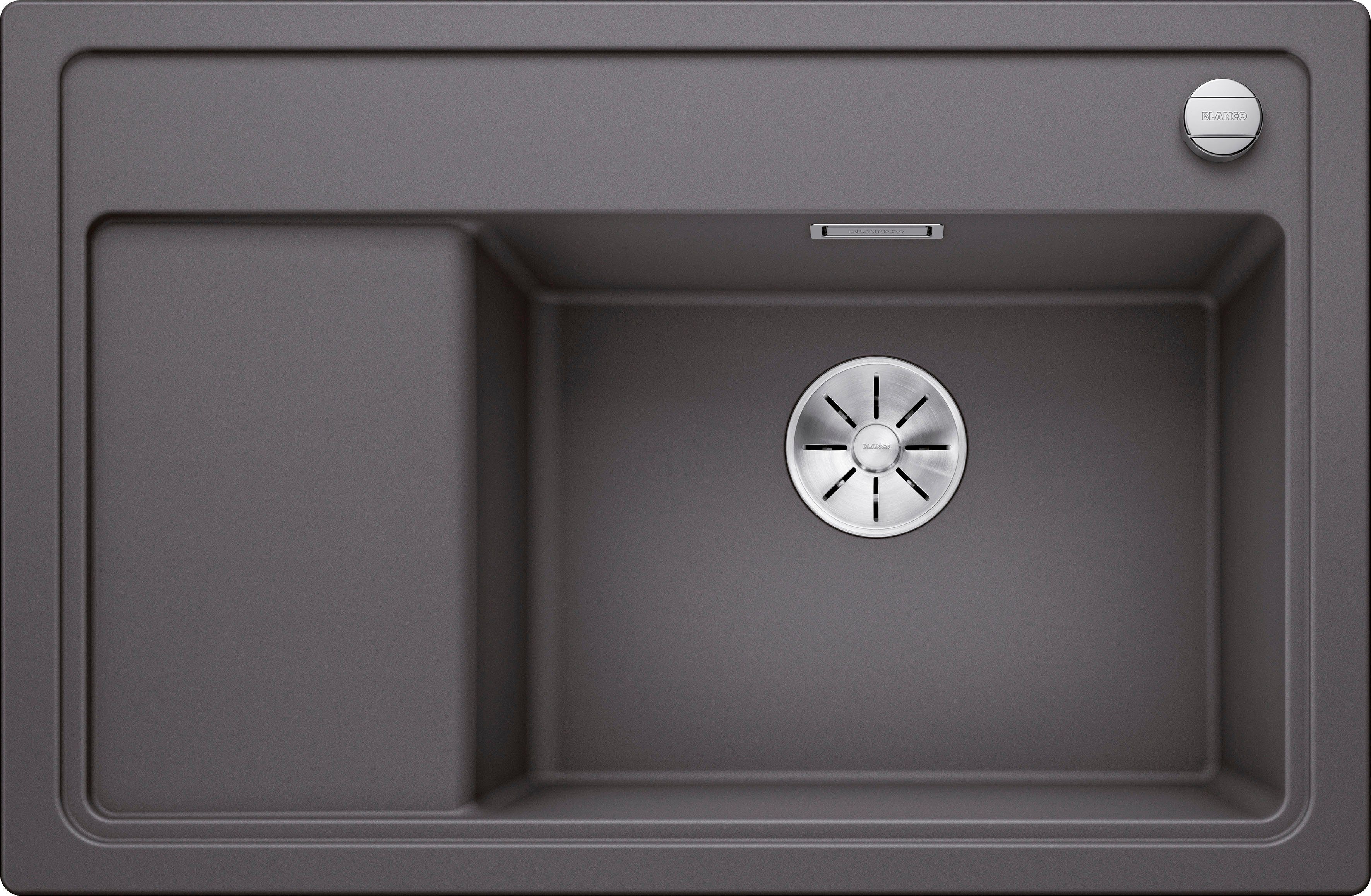 Blanco Küchenspüle ZENAR XL 6 S Compact, rechteckig, 78/51 cm, (Set), Mit Ablauffernbedienung