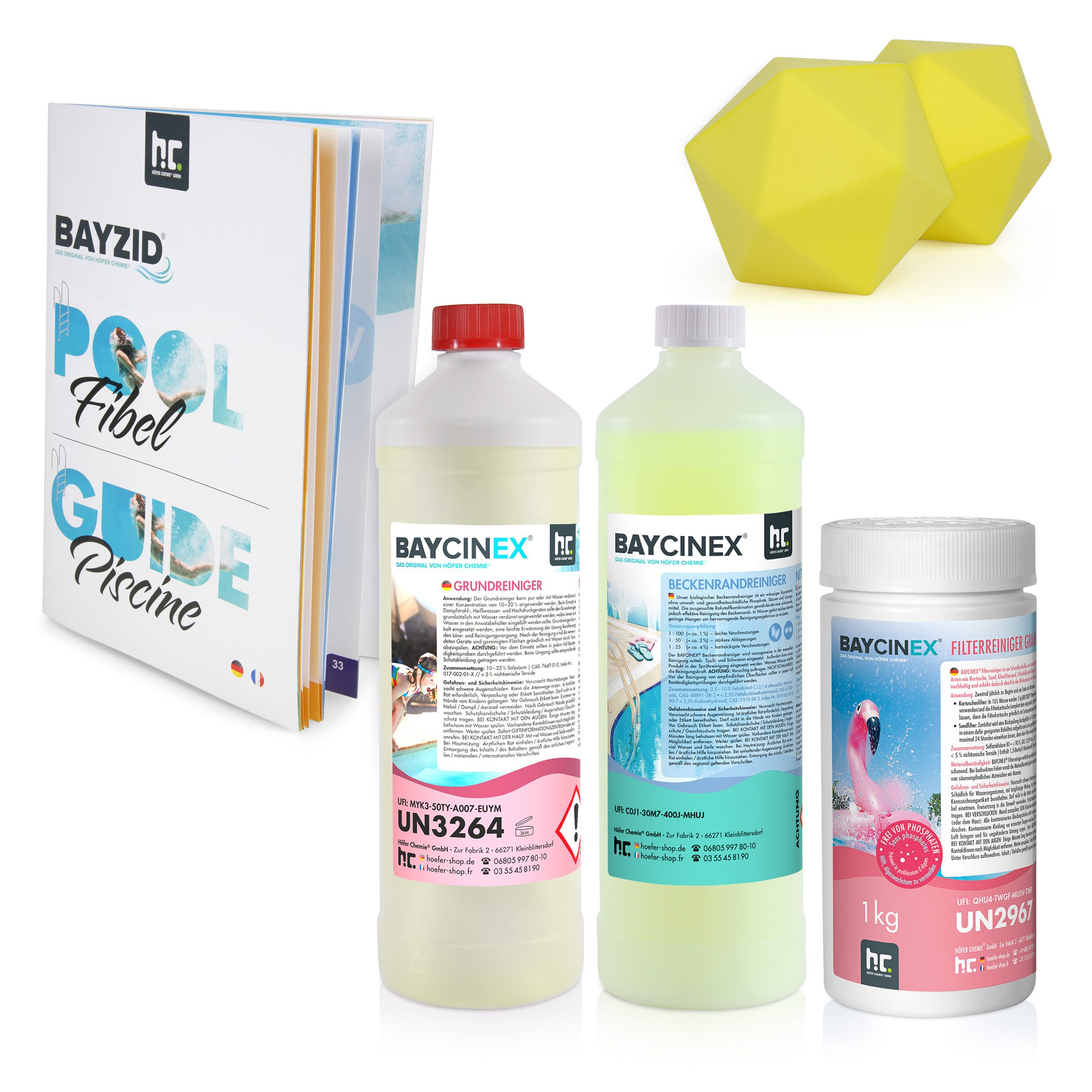 Poolpflege BAYCINEX® Poolreiniger Set