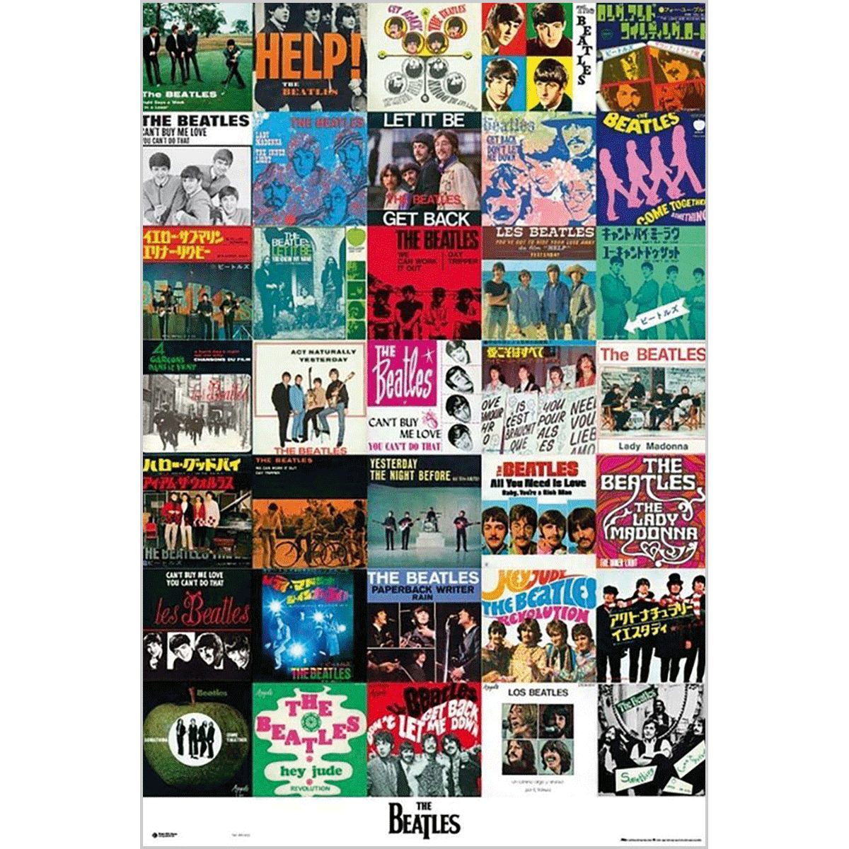 Poster Poster The Beatles Singles