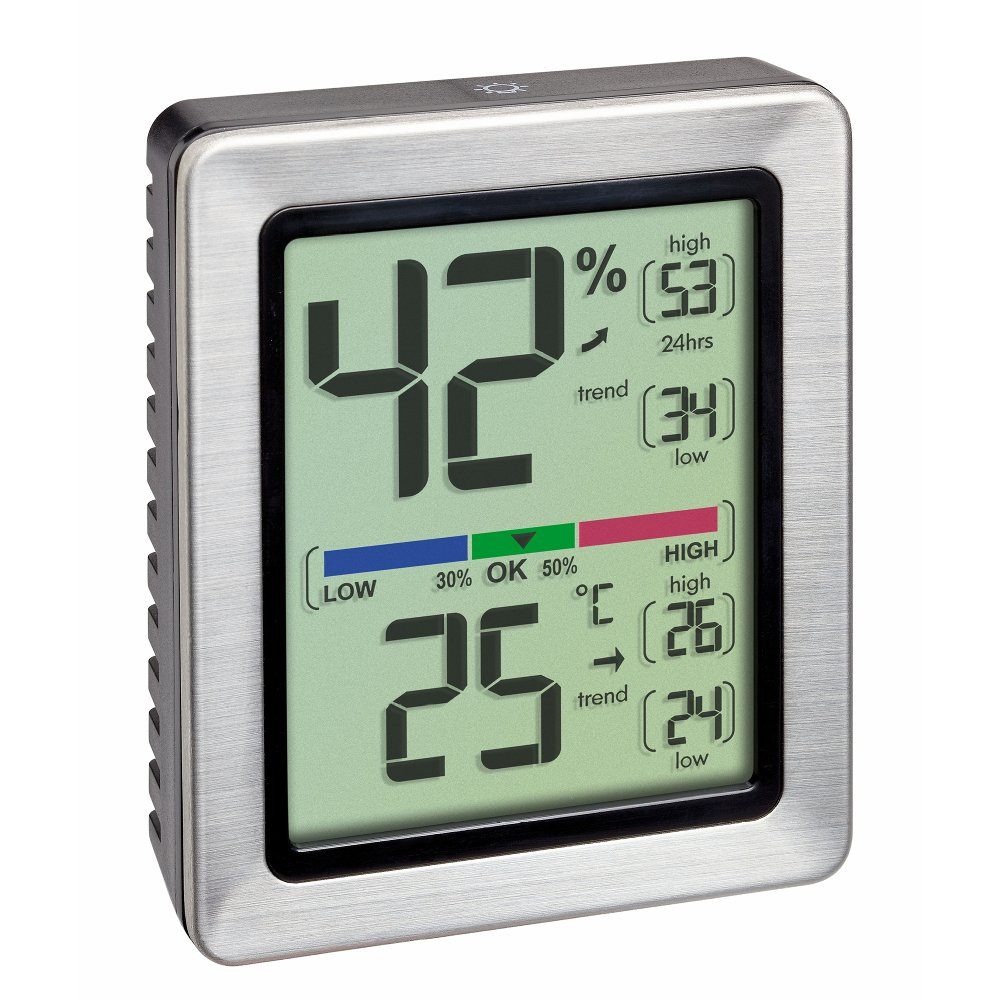 Raumthermometer Digitales Thermometer-Hygrometer EXACTO TFA 30.5047.54