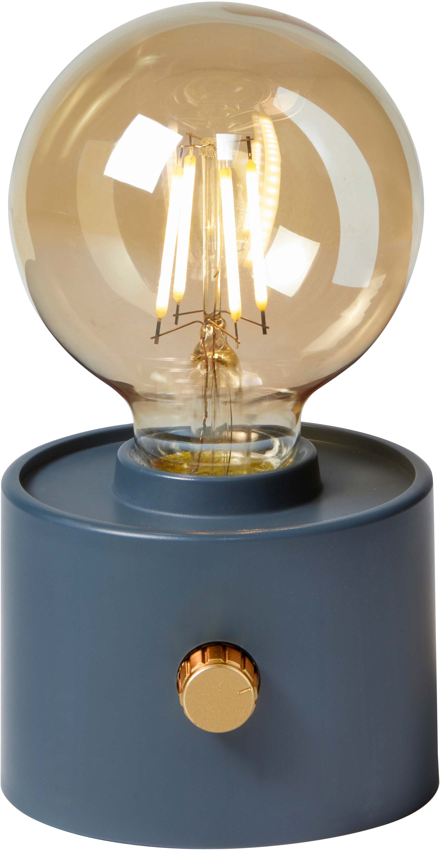 Northpoint LED Nachttischlampe Vintage Akku LED Tischlampe mit USB-C dimmbar