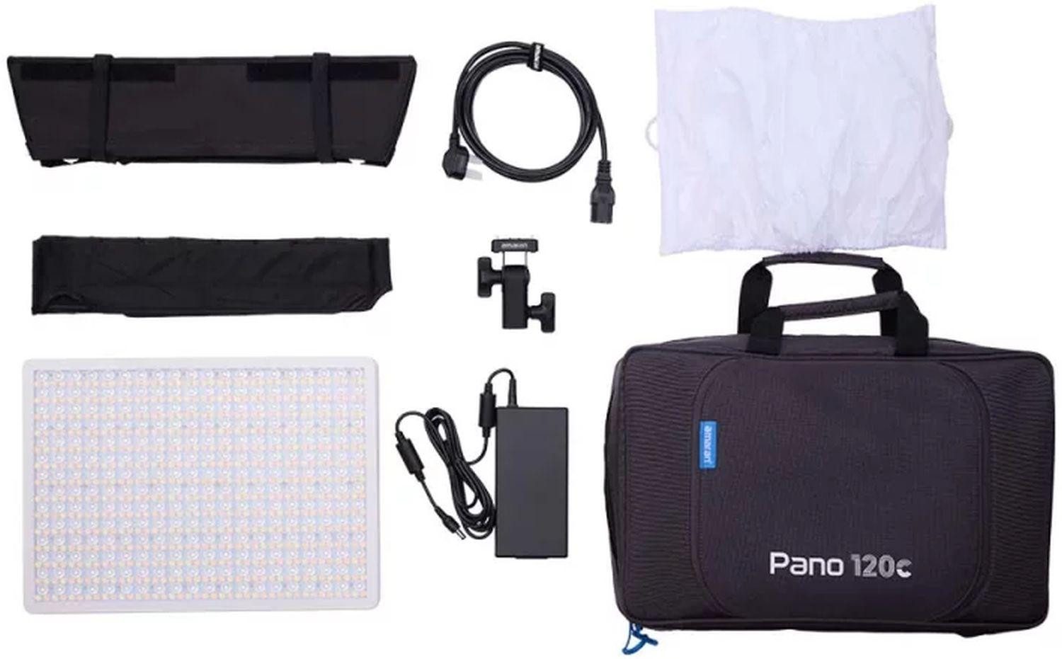 Aputure Motivstrahler Amaran Pano 120c Kit weiß