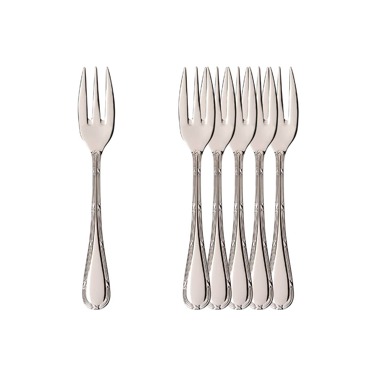 Villeroy & Boch Kuchengabel Kreuzband Septfontaines Kuchengabeln 14,5 cm (6 Stück)