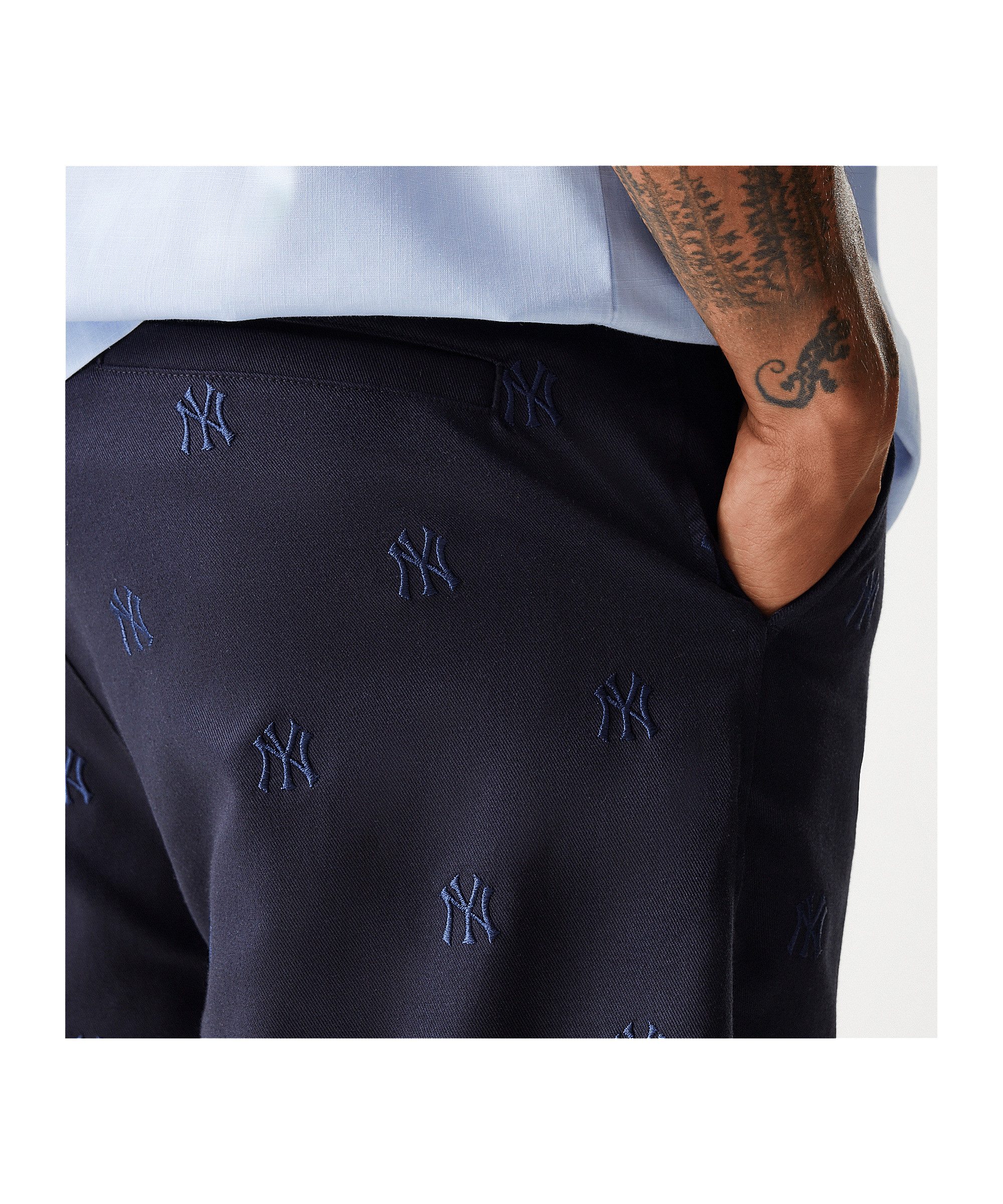 New Era Jogginghose New Era MLB New York Yankees Monogram Short Shorts