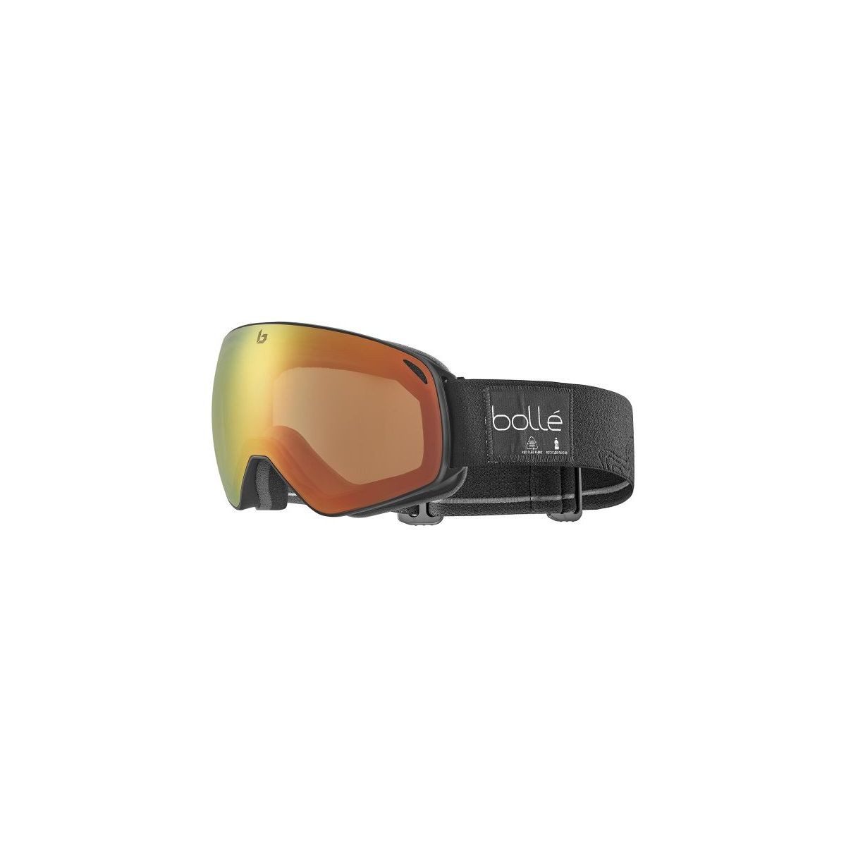 Bolle Skibrille Torus M, Hochwertige Skibrille mit klarem Sichtfeld, Anti-Beschlag-Technologie