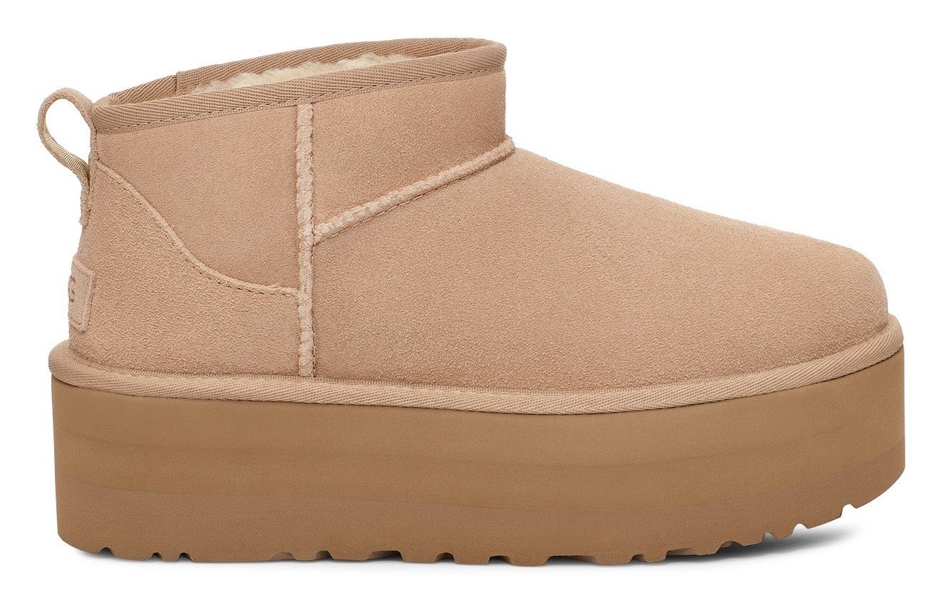 UGG Unisex, Classic Ultra Mini Platform Winterboots Plateaboots, Schlupfstiefel mit Plateausohle