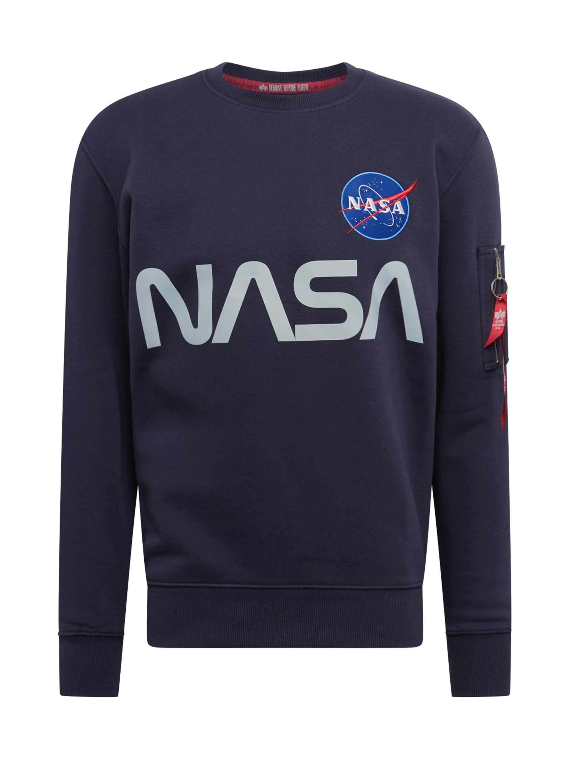 Alpha Industries Sweatshirt Nasa (1-tlg) Weiteres Detail rep.blue